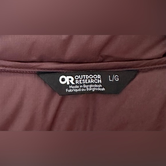 NWTs Outdoor Research Women's Coldfront Down Jacket. Elk. - Picture 6 of 16